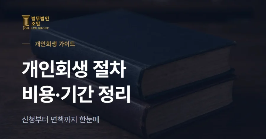 개인회생 절차·비용·기간 한눈에 정리 (대구·경북)